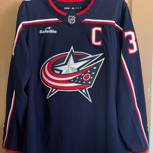 Navy Blue Hockey Jersey with Logo